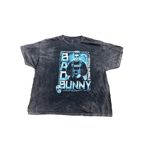 WWE Bad Bunny Royal Rumble "Conmigo No" T-shirt - Picture 1 of 4
